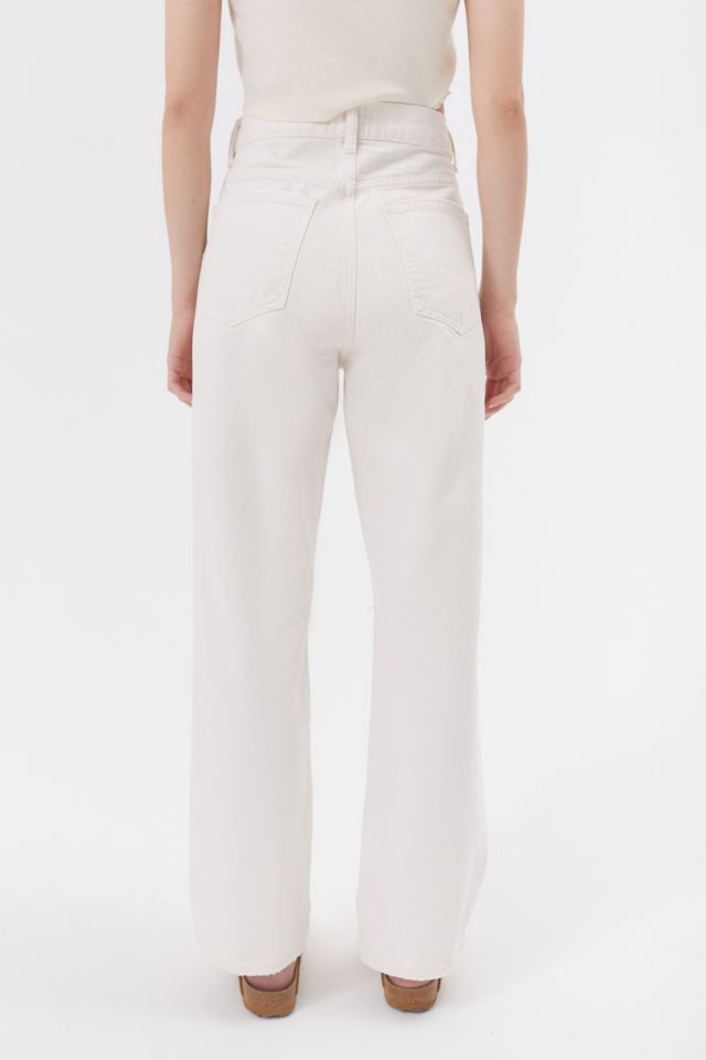 Jean Rétro Taille Haute Premium BDG – Denim Blanc Déchiré #2