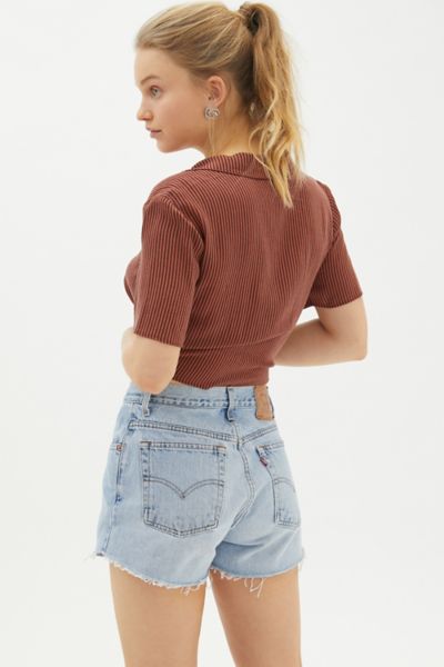 womens levi shorts urban outfitters