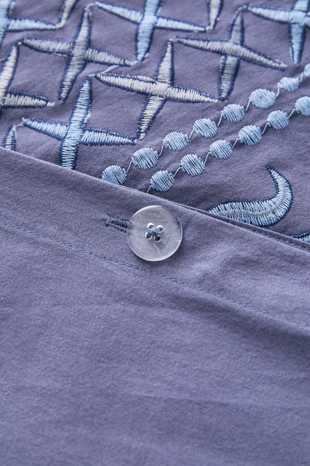 Juni Embroidered Duvet Cover #4