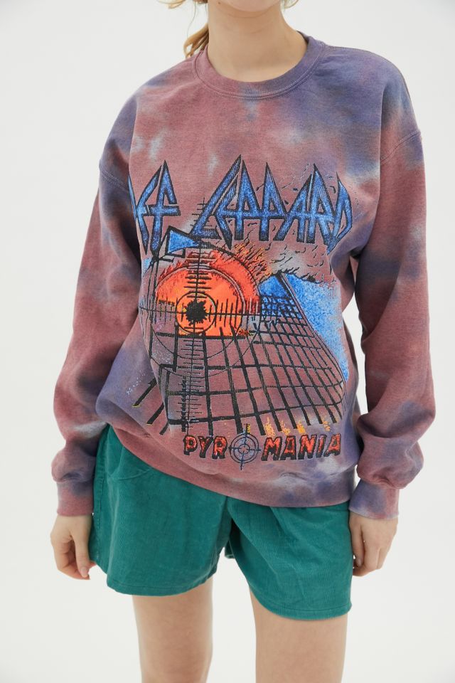 Def Leppard Pyromania Crew Neck Sweatshirt