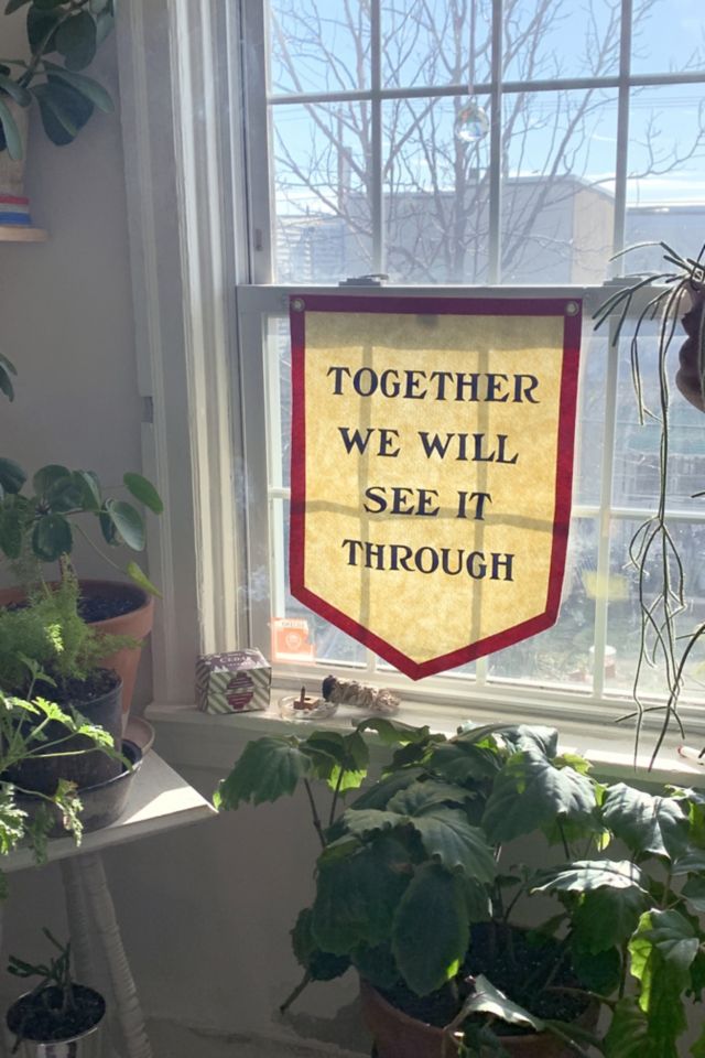 Oxford Pennant Together We Will See It Through Flag Tapestry #3