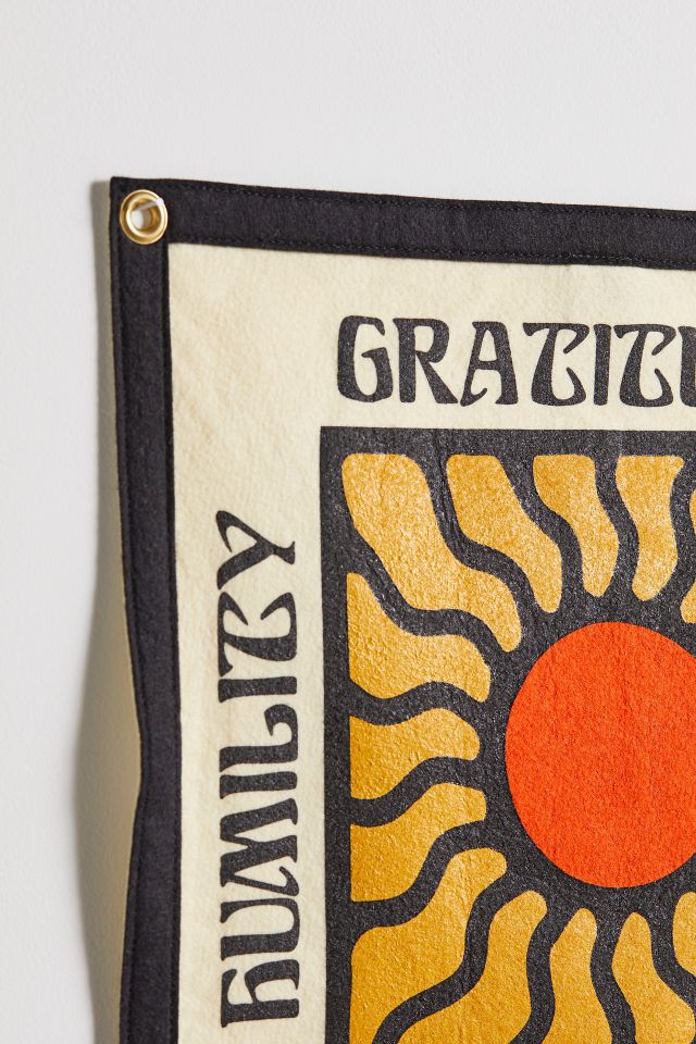 Tapisserie drapeau Gratitude Oxford Pennant X Real Fun, Wow!  #2