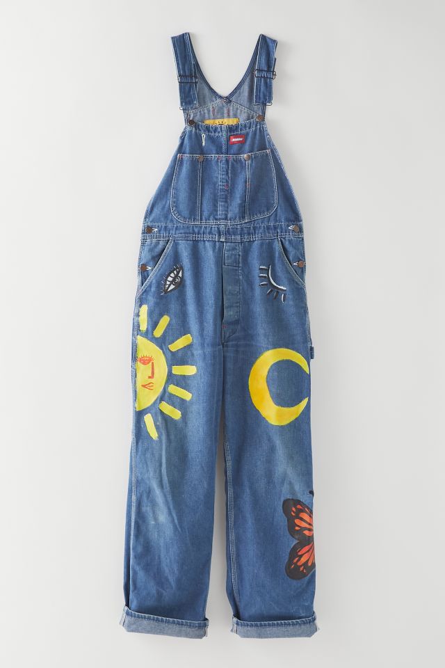 Urban Renewal Vintage X Hansel Clothing Hand Painted Denim Overall