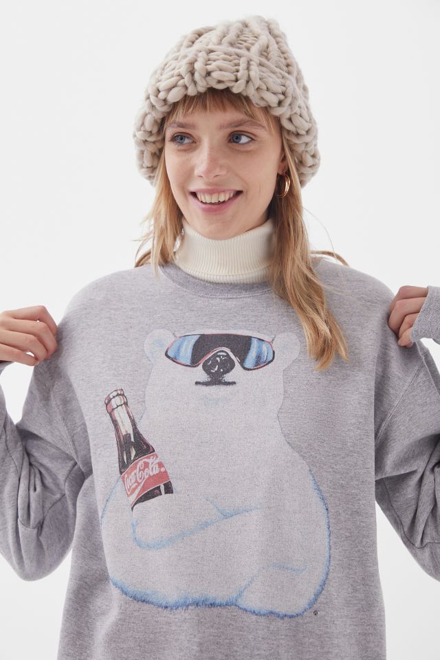 Coca cola shop polar bear sweatshirt