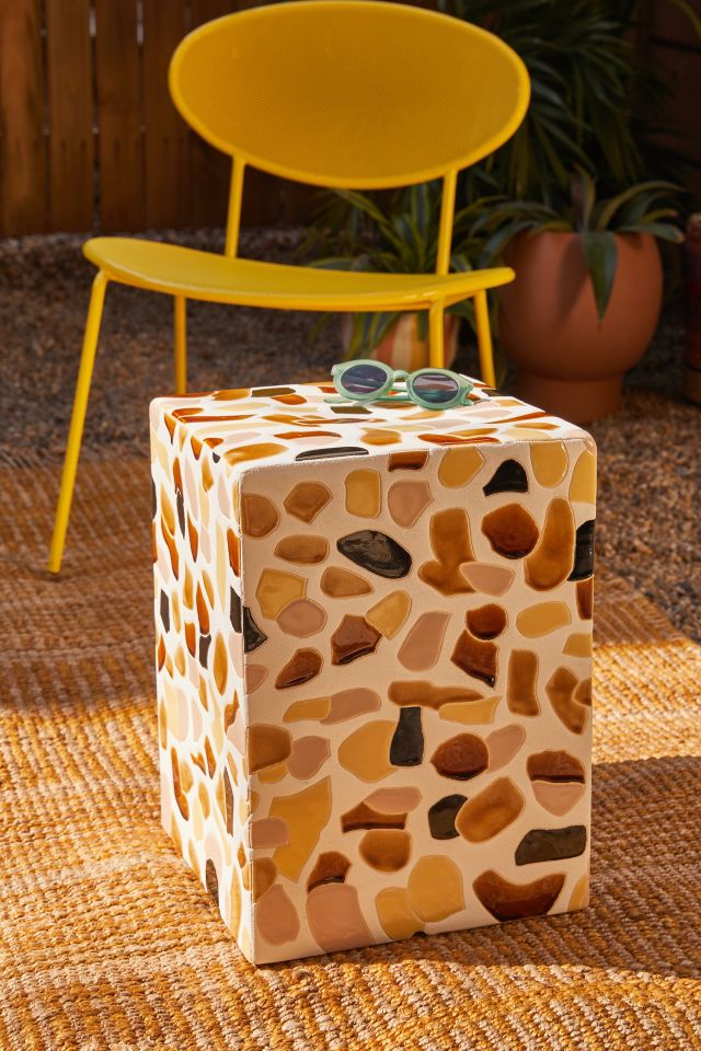 Outdoor ceramic deals end tables