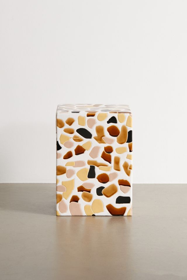 Terrazzo Ceramic Indoor/Outdoor Side Table #1