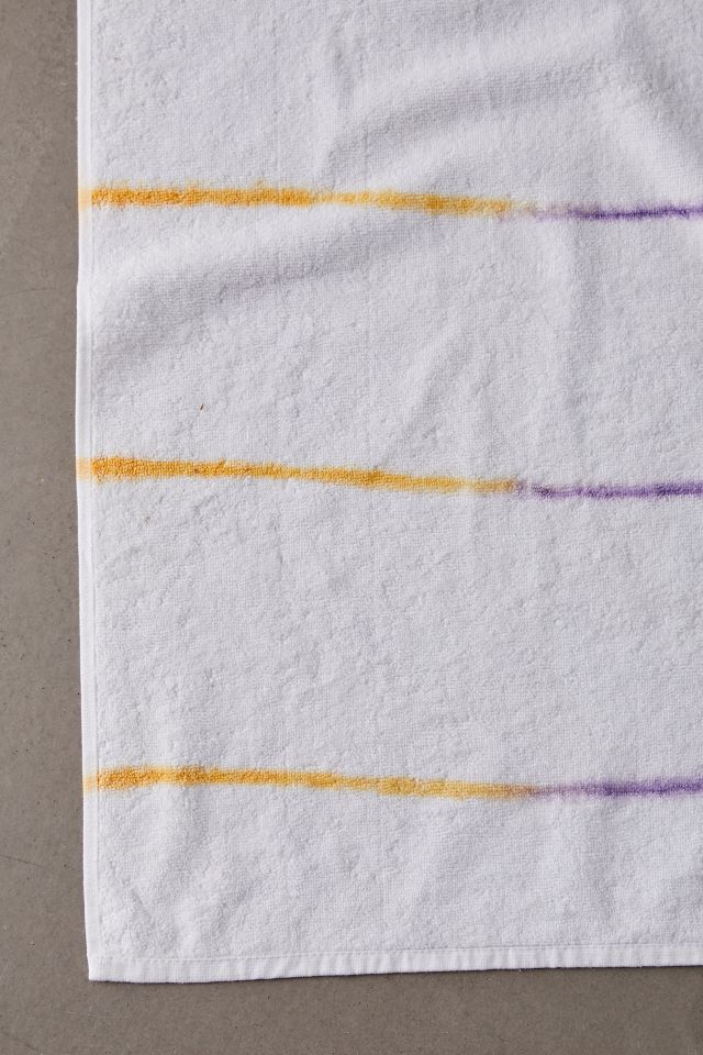 Rainbow Stripe Dye Beach Towel #2