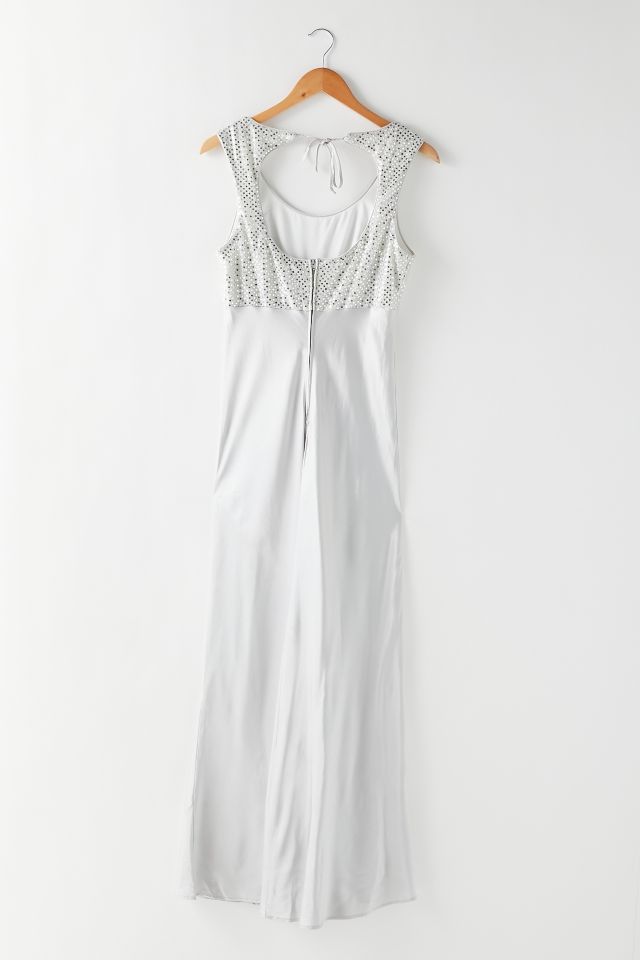 Robe maxi à paillettes vintage #1