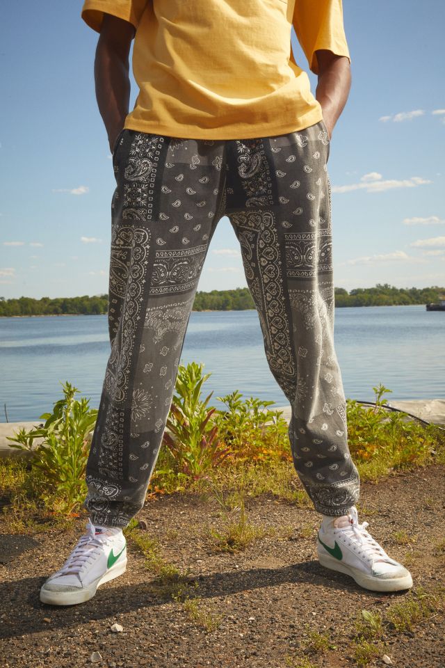 Ninth Hall Bandana Black Jogger Sweatpants