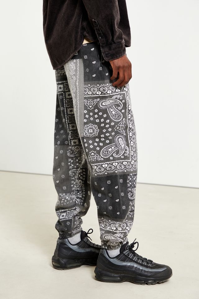 Ninth Hall Bandana Black Jogger Sweatpants