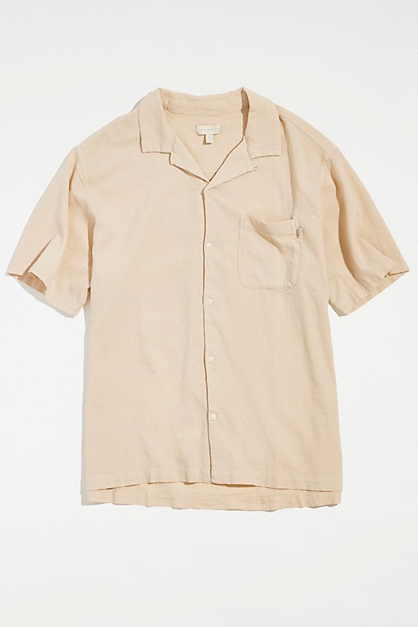Standard Cloth Liam Crinkle Shirt In Neutral