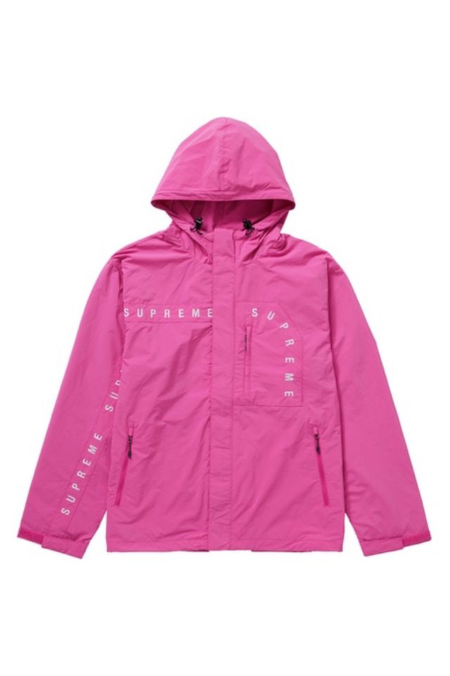 Supreme Curve Logos Ripstop Jacket