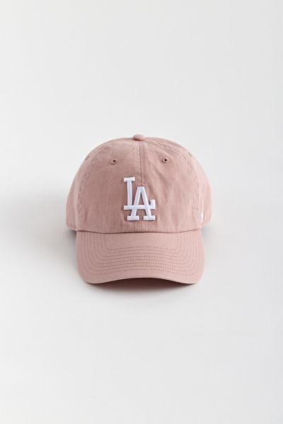 47 Brand Los Angeles Dodgers Baseball Hat In Pink At Urban Outfitters