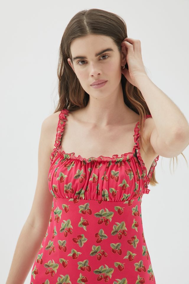 Urban outfitters strawberry dress new arrivals
