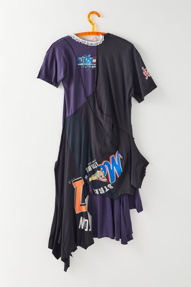 Menyelek Patchwork T-Shirt Dress | Urban Outfitters