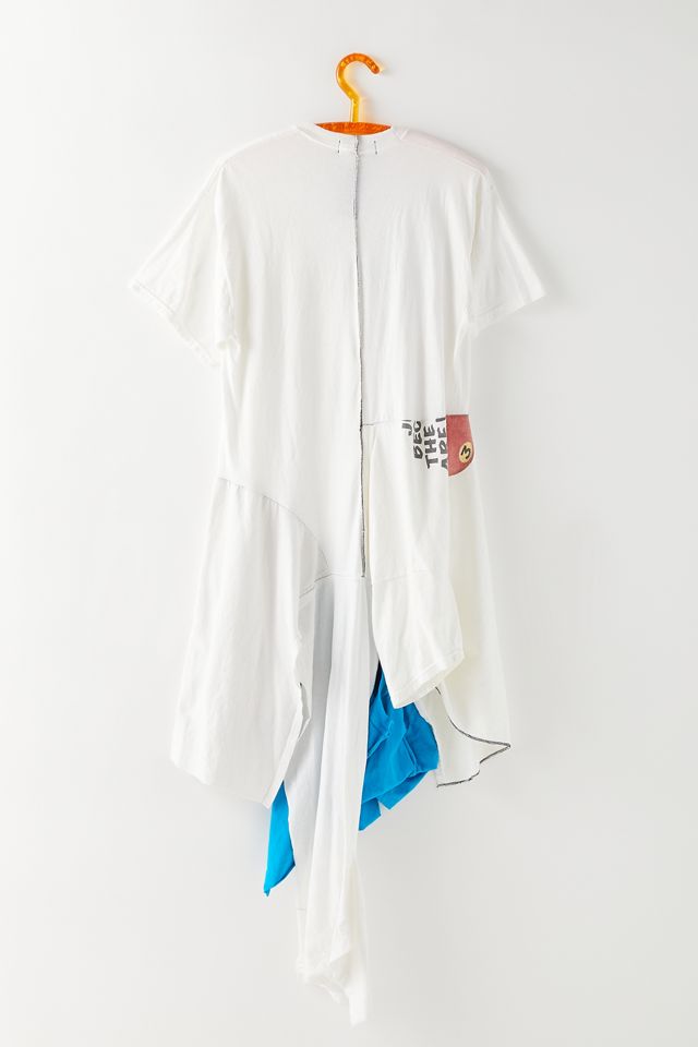Menyelek Patchwork T-Shirt Dress #2