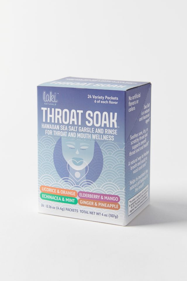 Laki Naturals Throat Soak Sea Salt Mouth Wash Variety Pack #1
