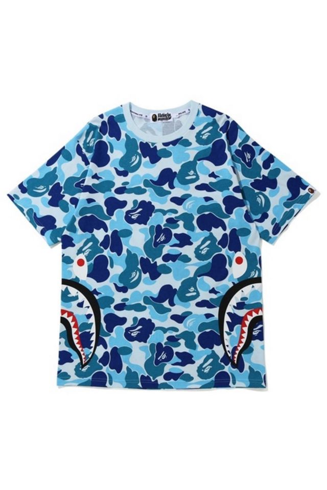 BAPE Abc Camo Side Shark Tee Urban Outfitters