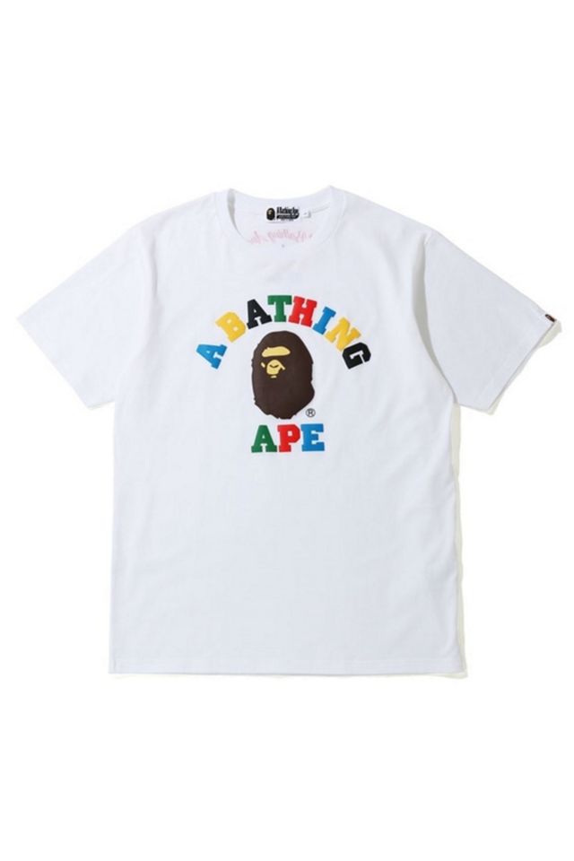 bape multicolor shirt