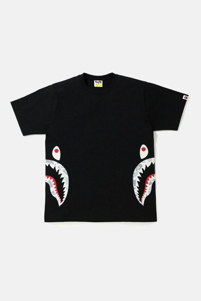 BAPE Side Space Camo Shark Tee