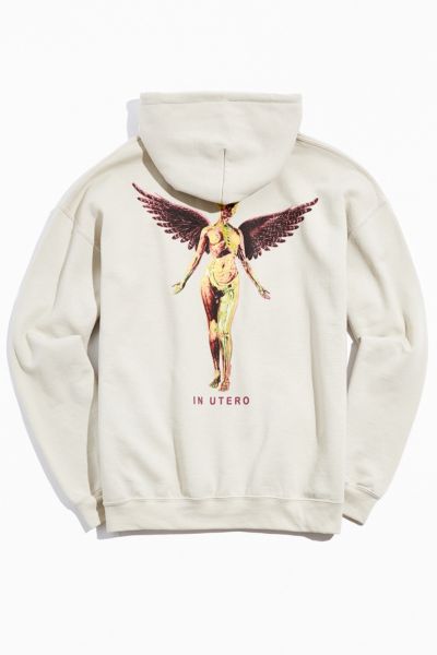 トップス NIRVANA IN UTERO OVERSIZED FIT hoodie Nirvana in Utero BAND HOODIES (Multiple Variations of Colors