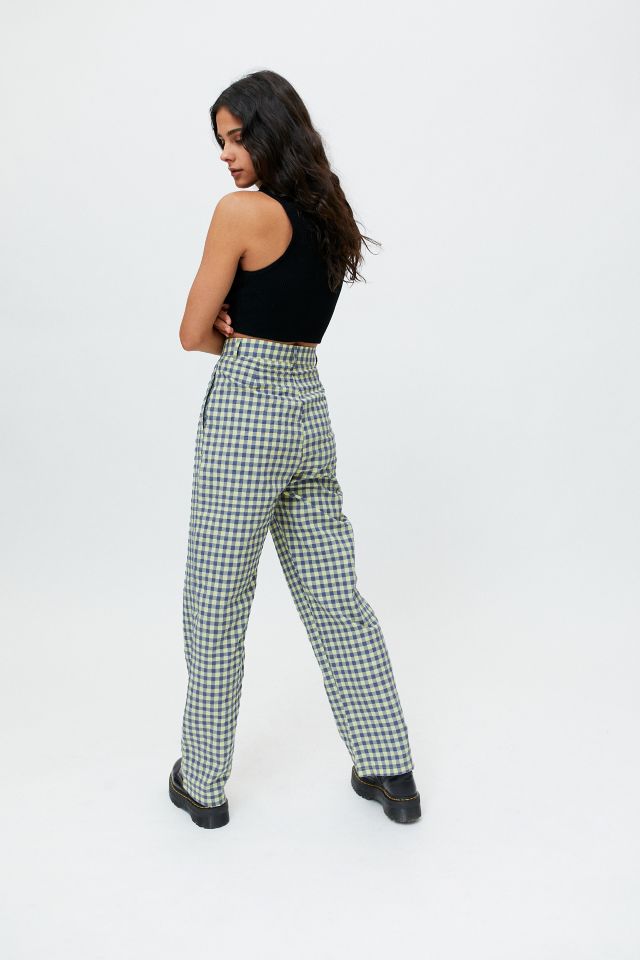 Daisy Street Laura Plaid Trouser Pant #1