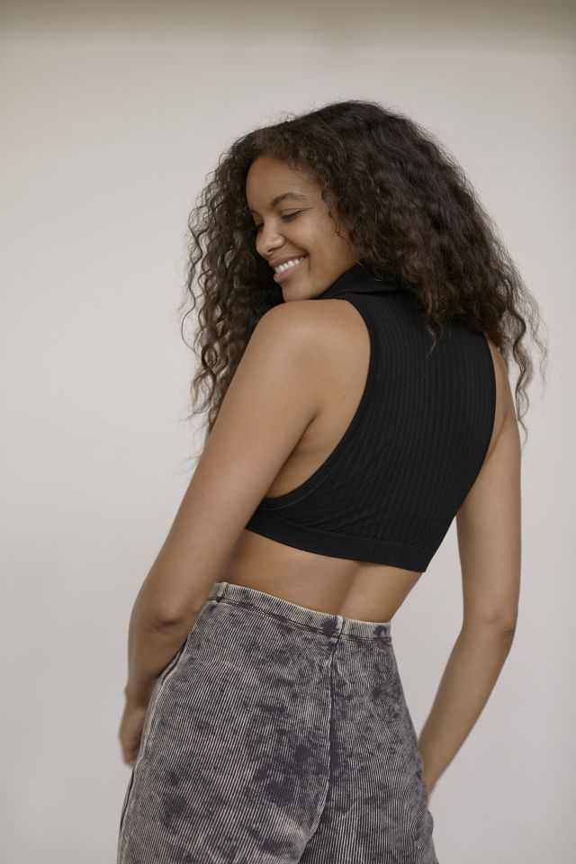 Out From Under Break Point Collared Bra Top #3