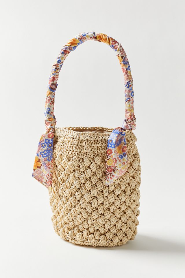 UO Miki Straw Bucket Bag #1