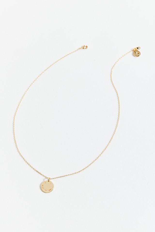 Cloverpost Smiley Pendant Necklace #1