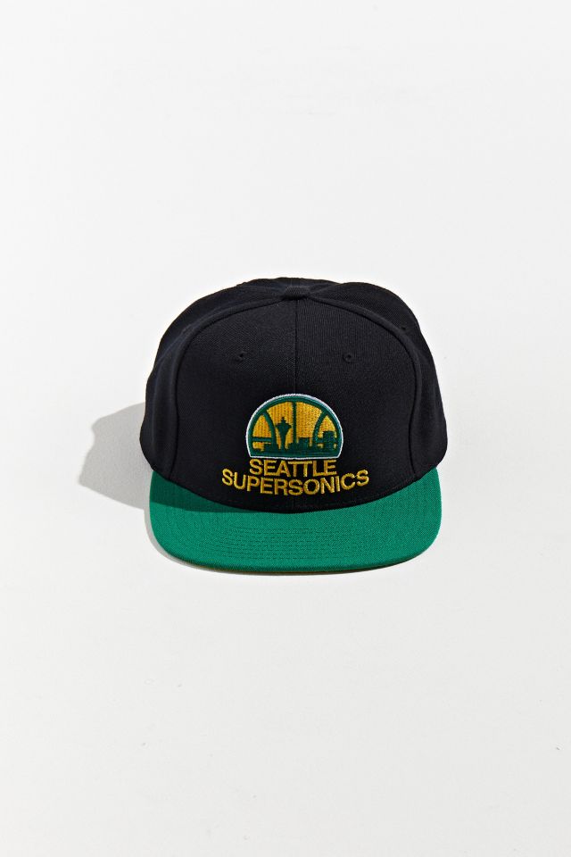 Mitchell & Ness Seattle SuperSonics Snapback Hat #1