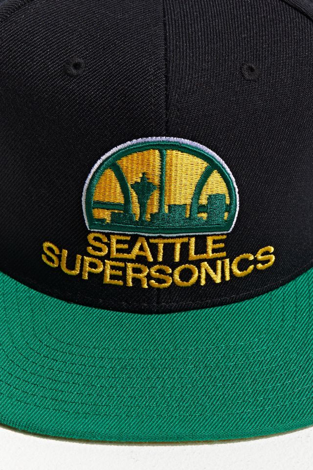 Mitchell & Ness Seattle SuperSonics Snapback Hat #2