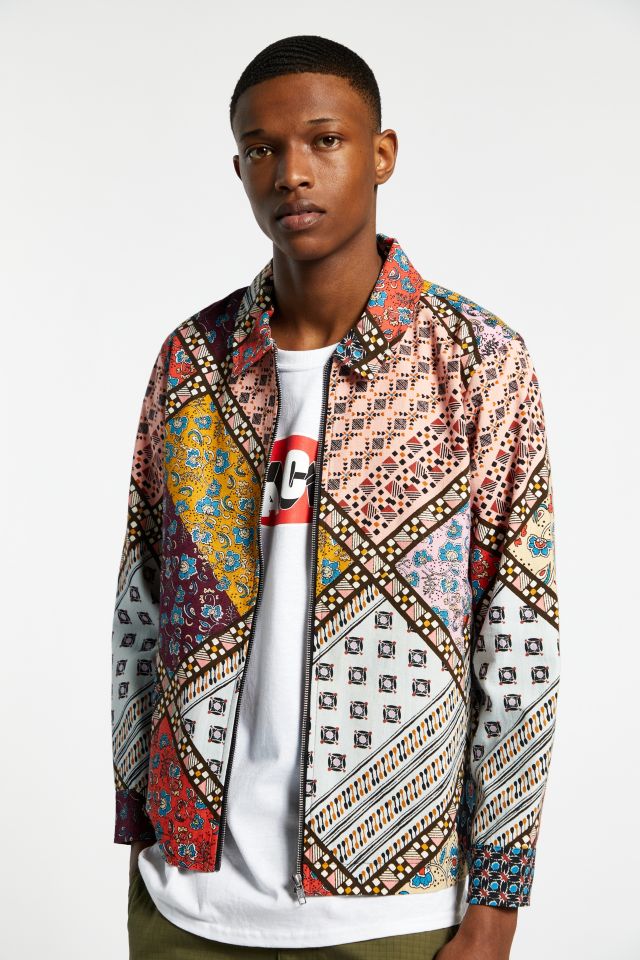 Raga Man Patchwork Shirt Jacket