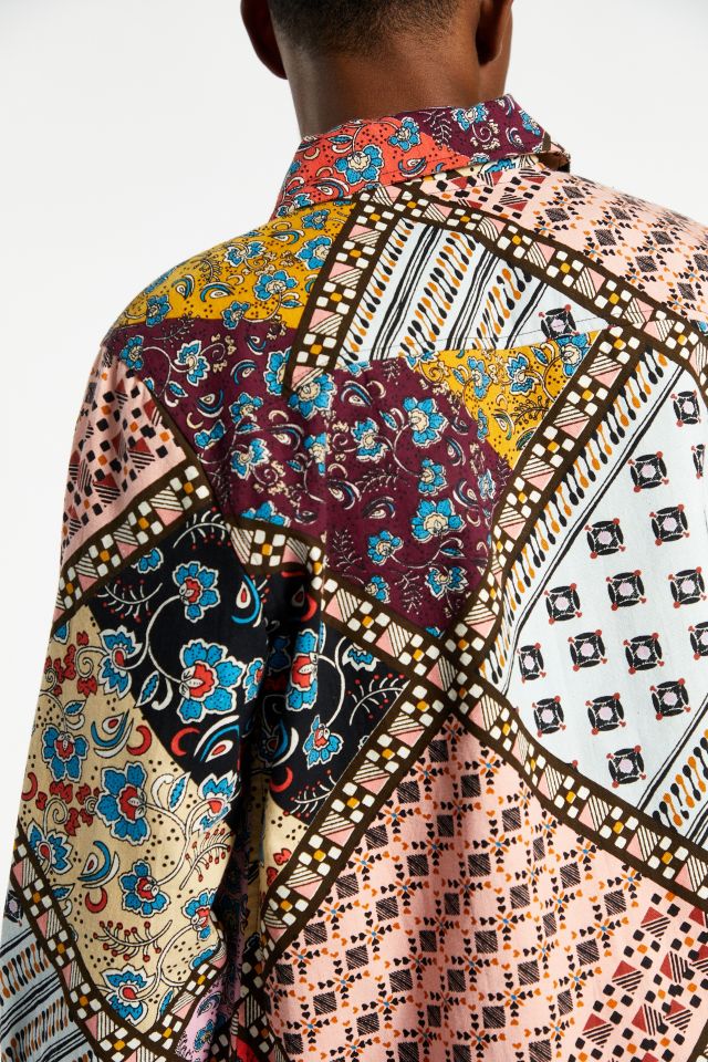 Raga Man Patchwork Shirt Jacket #5
