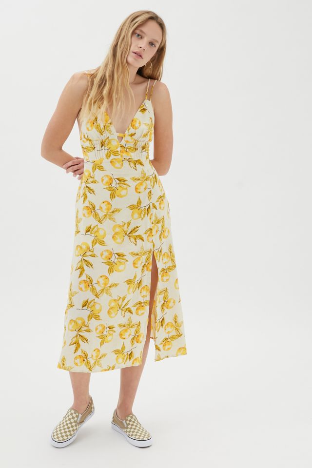 UO First Sight Plunging Midi Dress #2