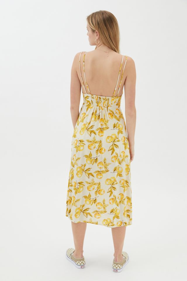 UO First Sight Plunging Midi Dress #3