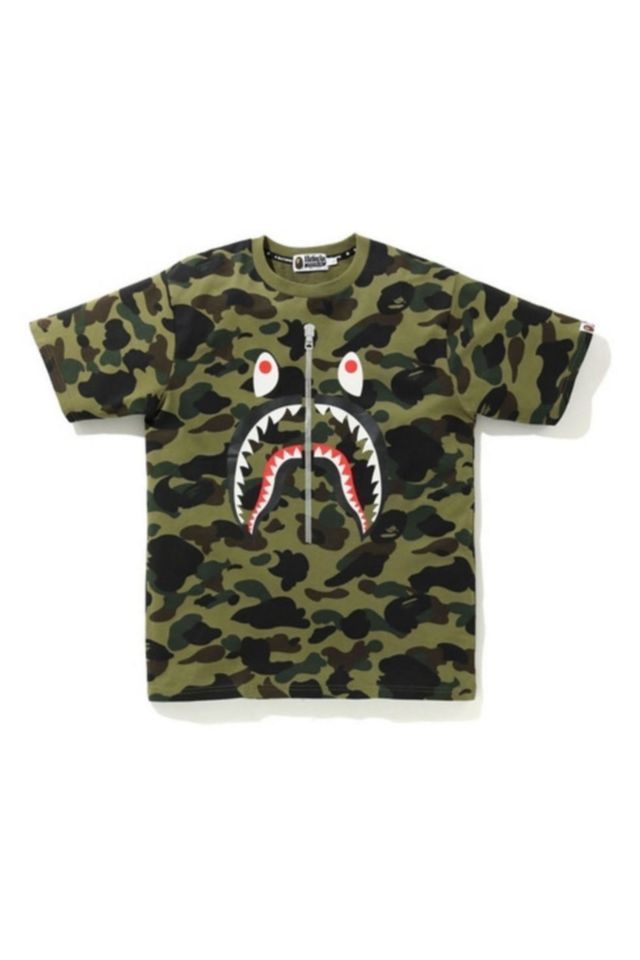 BAPE 1St Camo Wgm Shark Tee