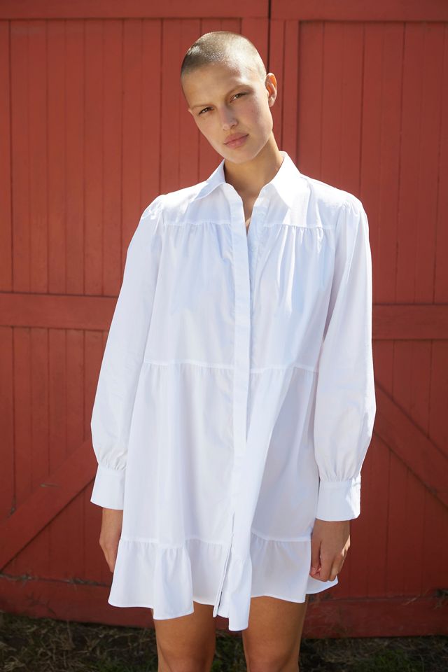 Glamorous Tiered Frock Mini Dress Urban Outfitters