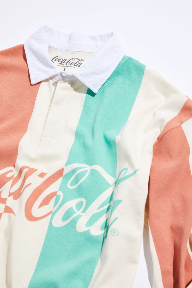 Coca-Cola Long Sleeve Rugby Shirt #1