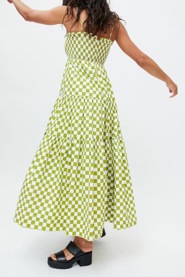 Robe Mi-Longue En Saison à Corsage Smocké #2