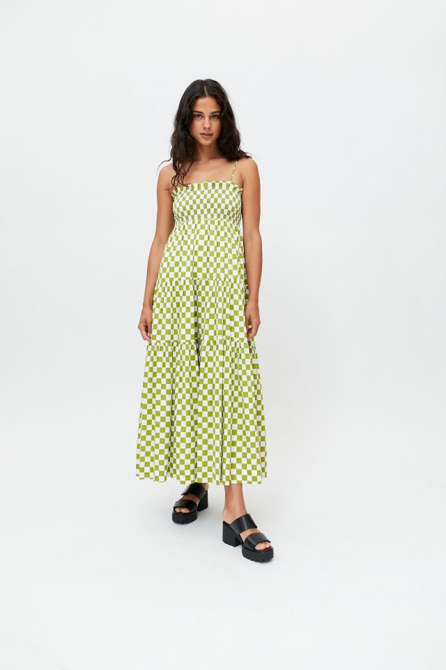 Robe Mi-Longue En Saison à Corsage Smocké #3