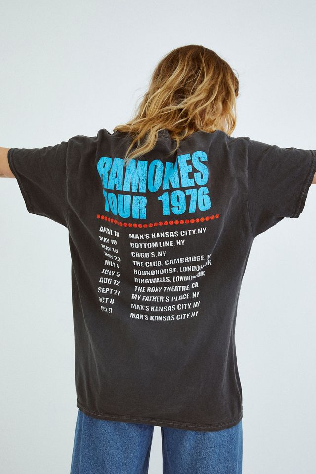 ramones t shirt dress Grey MissPap Ramones Oversized Graphic T-Shirt Dress