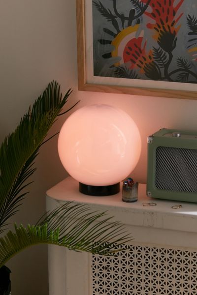 Brookstone color changing store mood sphere lamp