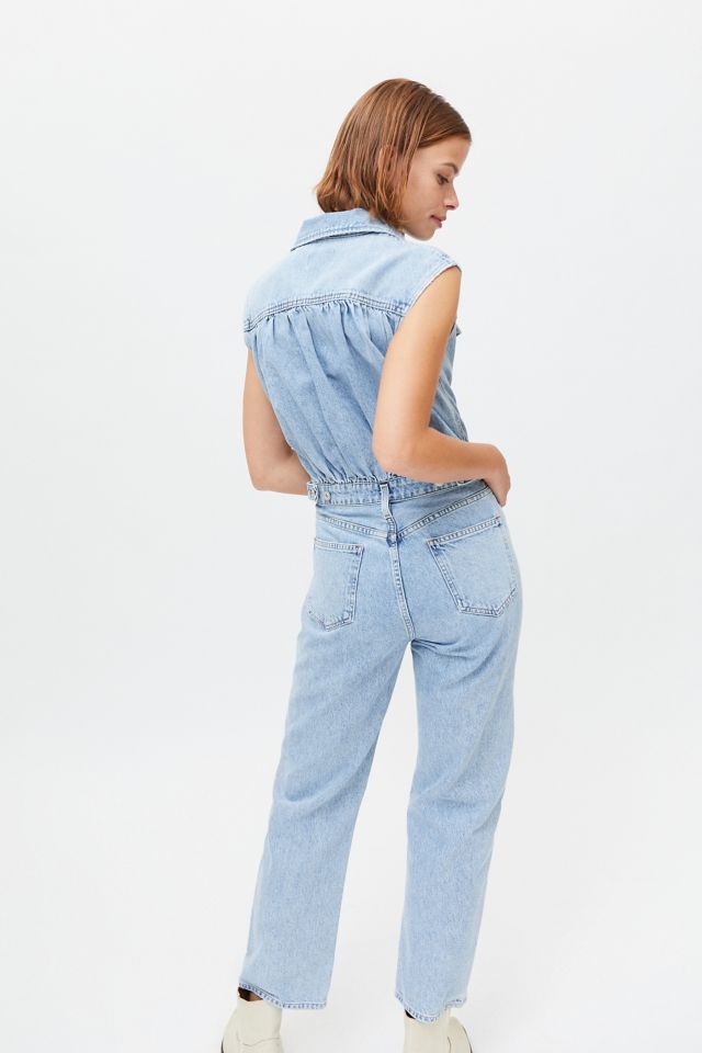 AGOLDE Bianca Denim Jumpsuit Urban Outfitters