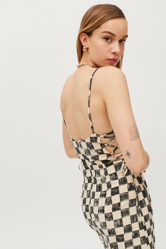 UO Valerie Linen Tie-Side Midi Dress #2