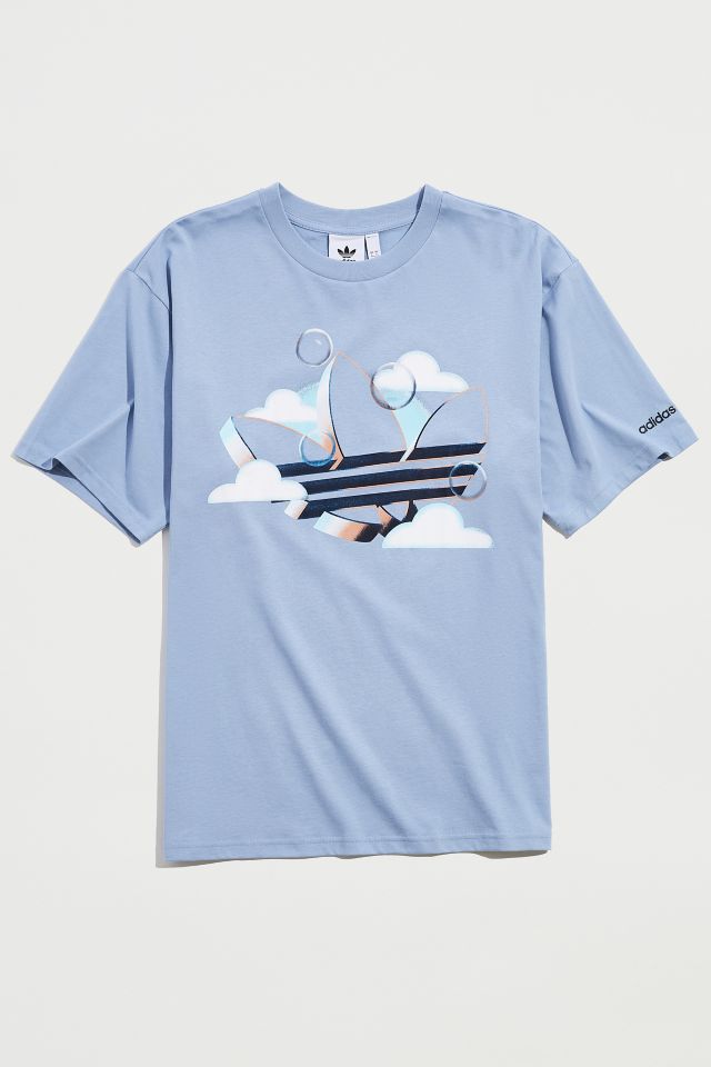 adidas summer trefoil tee