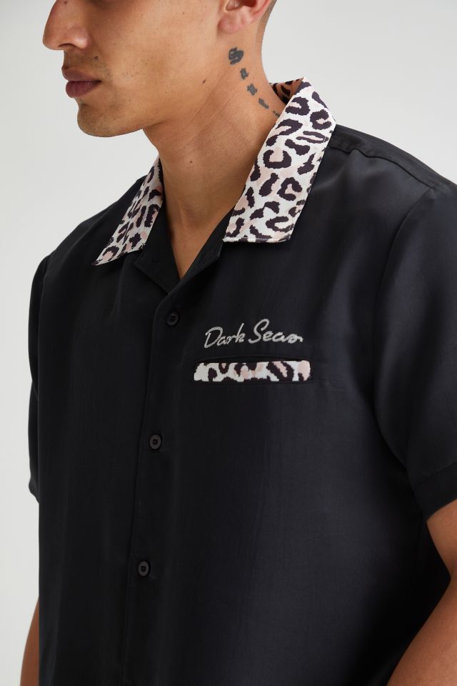 Chemise Tissée Boutonnée Dark Seas Garniture Léopard #2