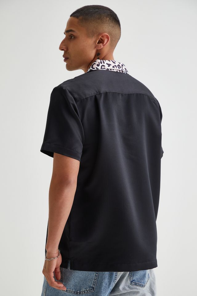 Chemise Tissée Boutonnée Dark Seas Garniture Léopard #3