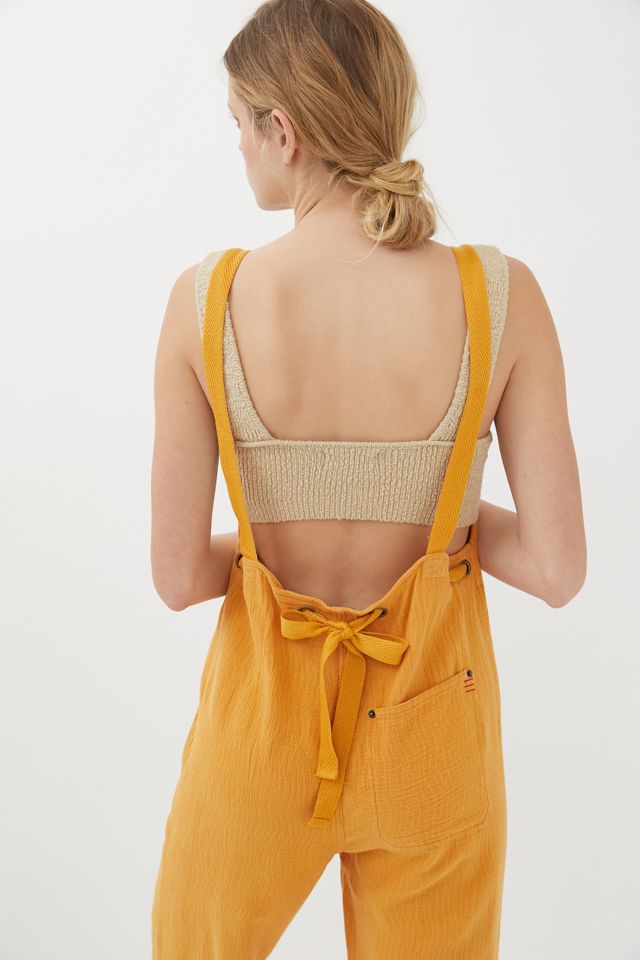 UO Mikey Linen Backless Overall #1