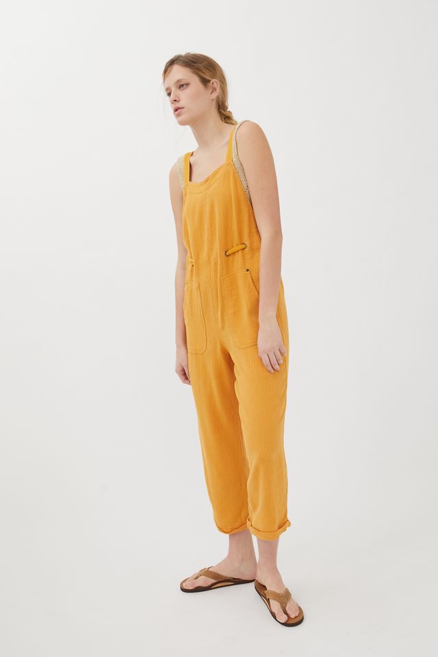 UO Mikey Linen Backless Overall #2