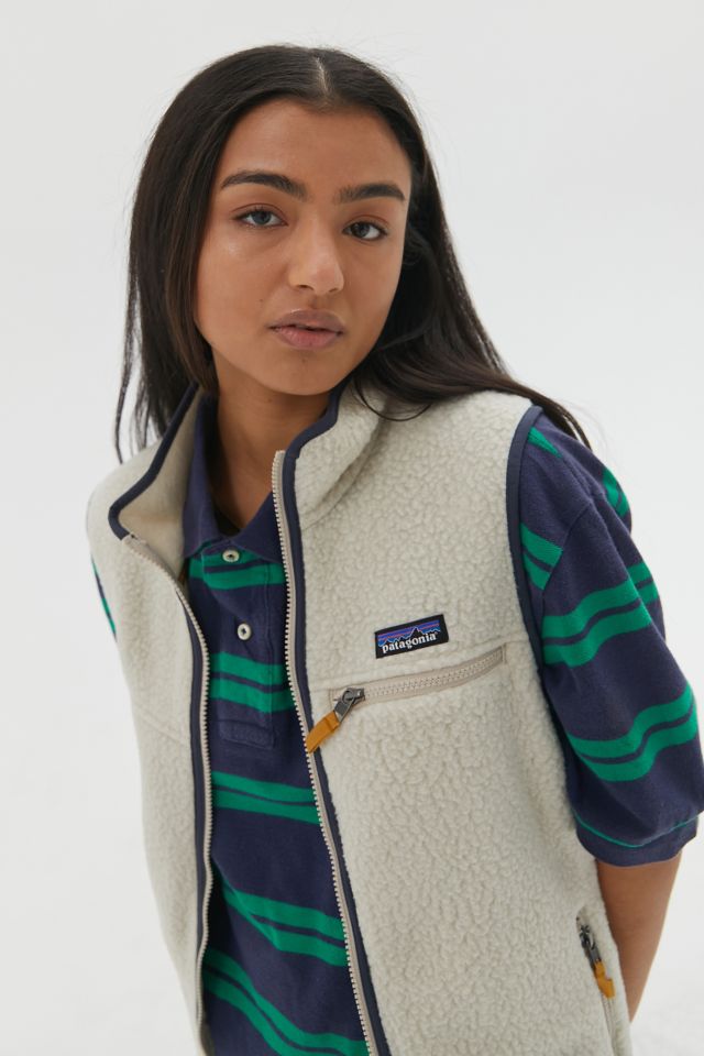 Patagonia Retro Pile Zip-Front Vest | Urban Outfitters